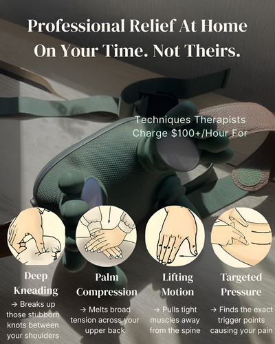 EasePulse™ – Deep Tissue Heated Neck & Shoulder Massager