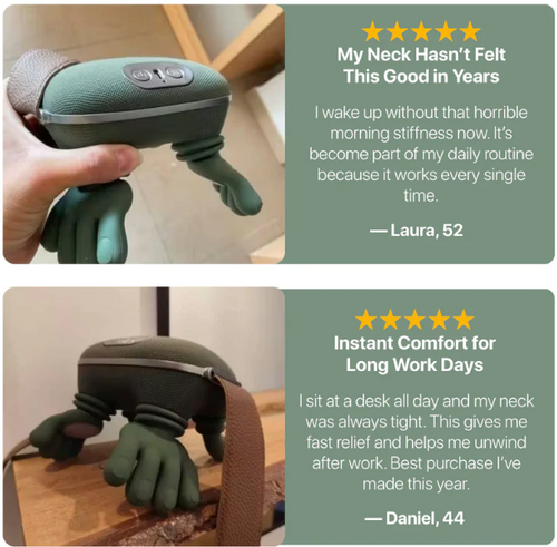 EasePulse™ – Deep Tissue Heated Neck & Shoulder Massager