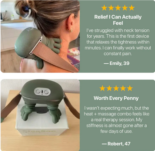 EasePulse™ – Deep Tissue Heated Neck & Shoulder Massager