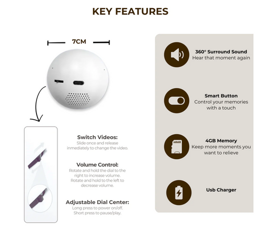 Kind Of Forever™ Custom Video Crystal Ball