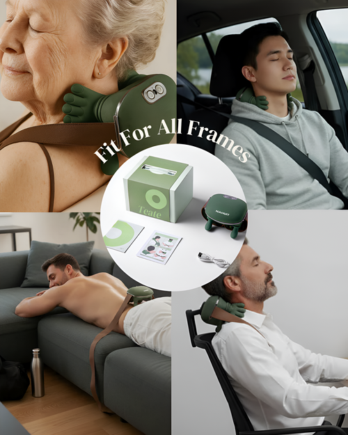 EasePulse™ – Deep Tissue Heated Neck & Shoulder Massager